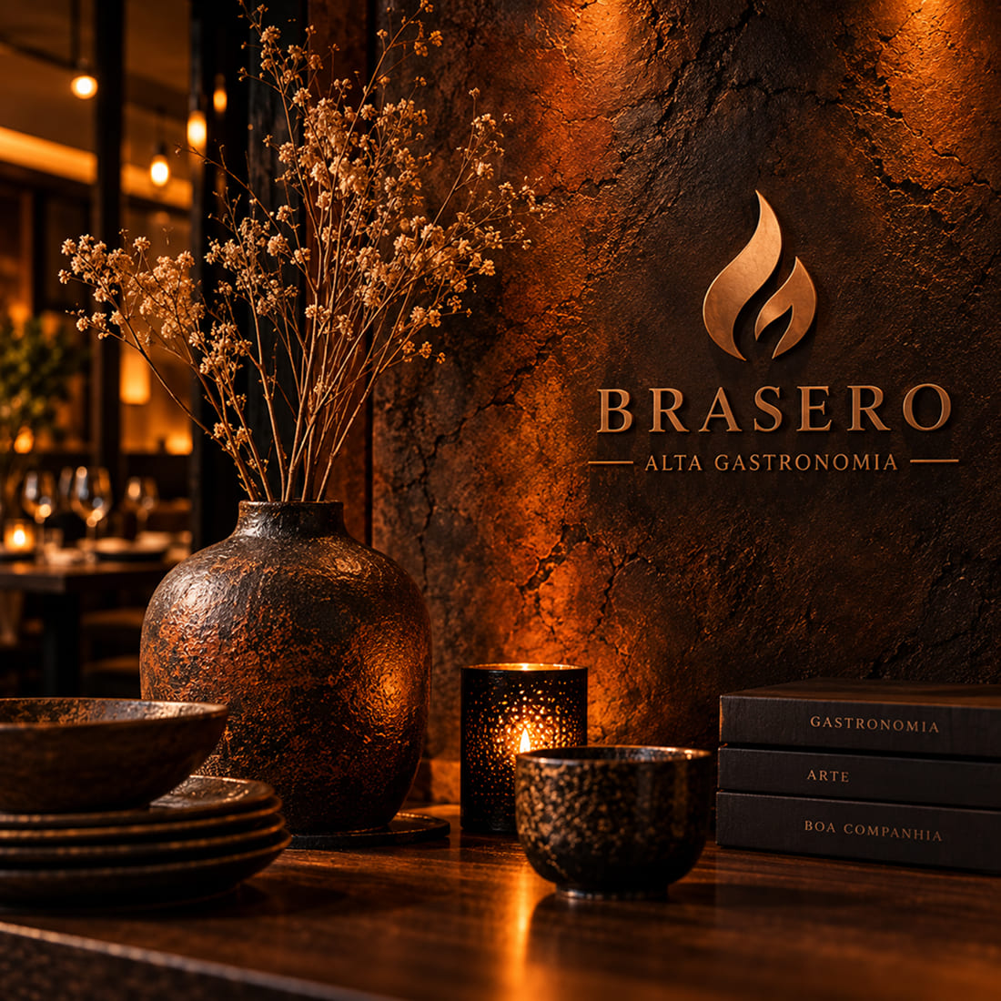 Decoração do restaurante