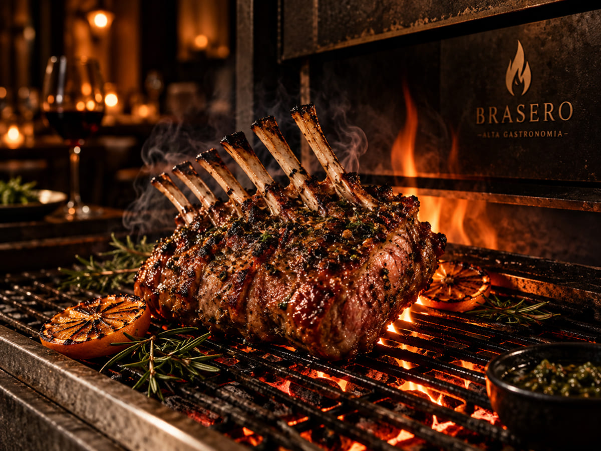 Carnes na brasa